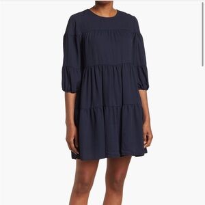 Calvin Klein Chiffon Babydoll Dress